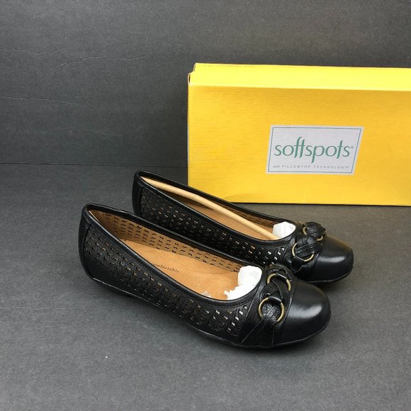 NWB Softspots Posie Laser Women's Flats - Picture 2 of 4
